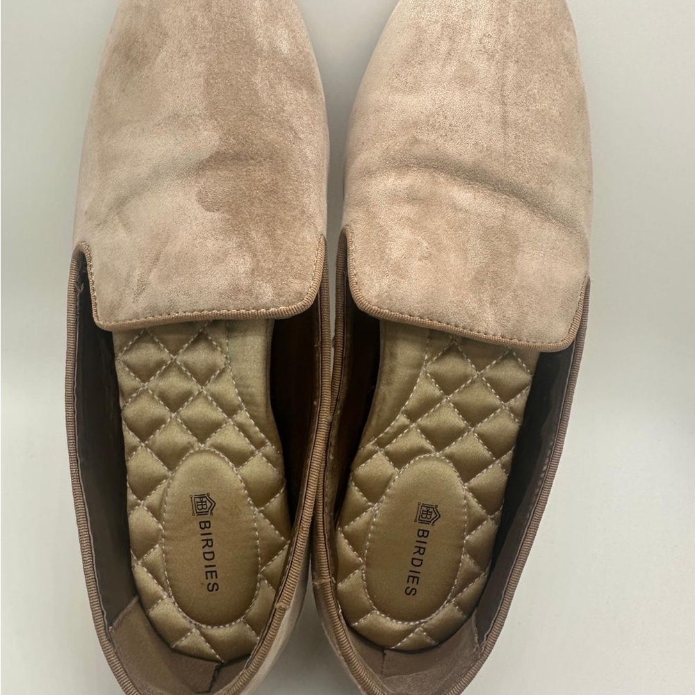 Birdies The Starling Latte Suede Slip on Flats Size 7.5 - Picture 11 of 13